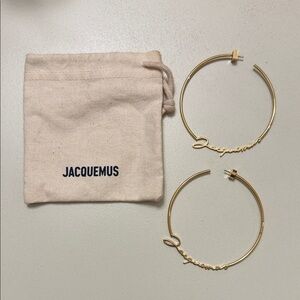 Jacquemus Signature Gold Earrings